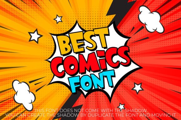 Best Comics: Playful Display Font for Digital Creators
