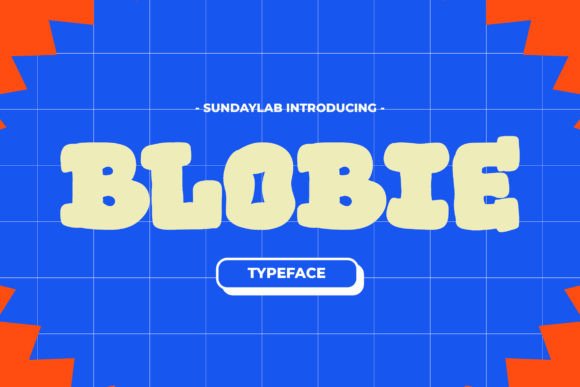 Blobie Display Font for Handmade Labels & Stickers
