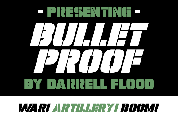 Bulletproof: A Heavy-Duty Stencil Display Font for Bold Branding