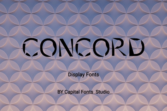 Concord: A Bold Display Font for Branding That Demands Attention