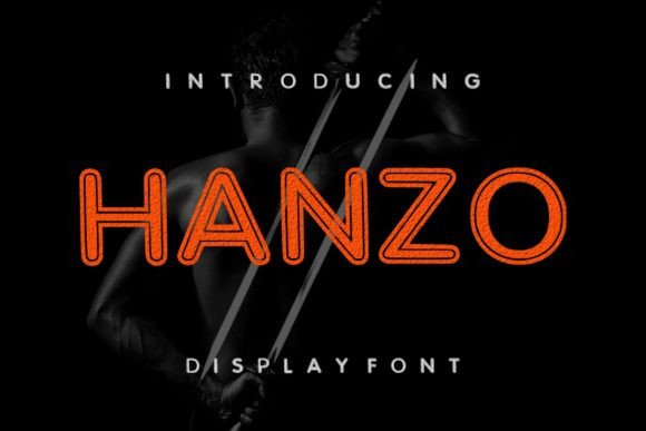 Hanzo: A Friendly Display Font for Handmade Creations