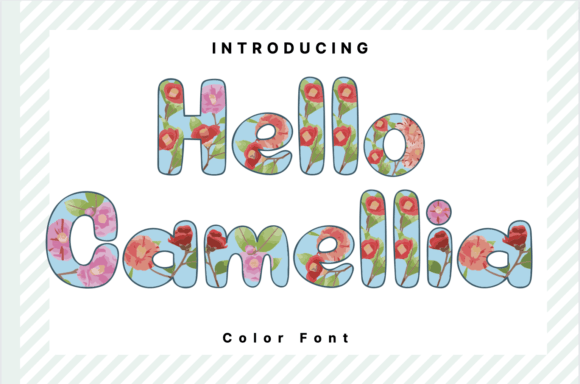 Hello Camellia: The Floral Display Font for Charming Brands