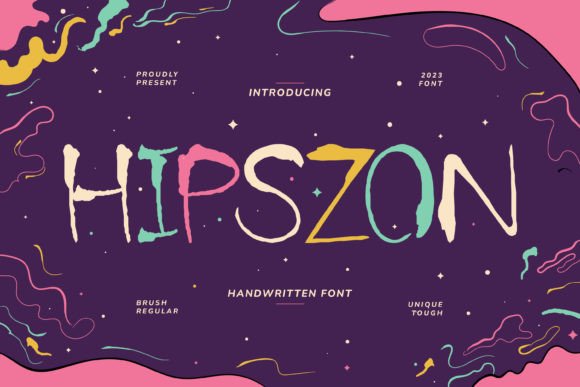 Hipszon: A Playful Display Font for Kids Campaigns