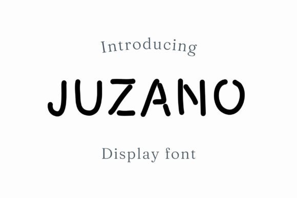 Juzano Handwritten Display Font for Makers