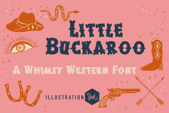Little Buckaroo: A Bold Display Font with Artistic Flair