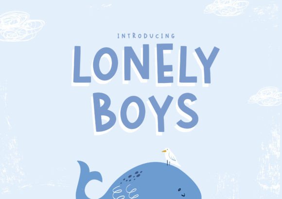 Lonely Boys Font: A Whimsical Display Typeface for Creative Projects