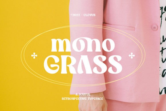 Mono Grass Font: Joyful Retro Display for Makers