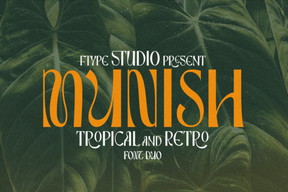 Munish: A Playful and Nostalgic Display Font for Editorial Warmth