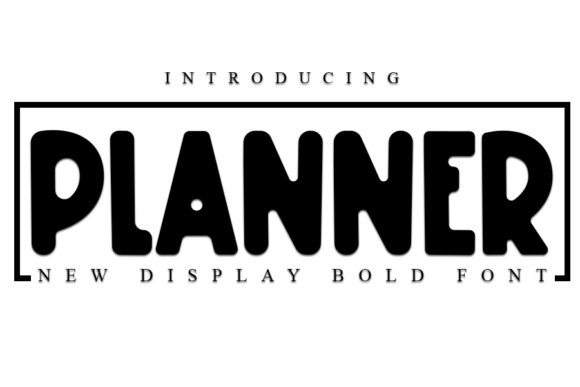 Planner Display Font: The Modern Typeface for Crafters