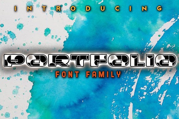 Portfolio Font: A Modern Display Typeface for Sophisticated Branding
