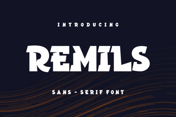 Remils: A Bold Chunky Display Font for Editorial Impact