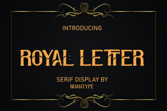 Royal Letter: An Elegant Serif Display Font for Editorial Design
