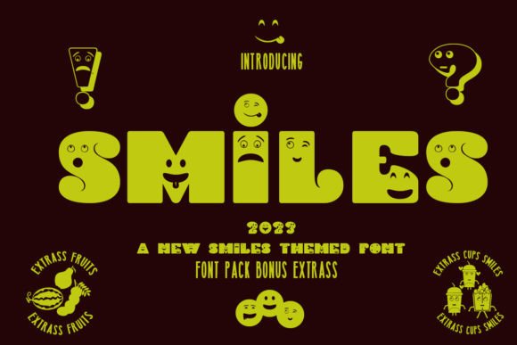 Smiles Font: A Cheerful Display Typeface for Engaging Editorial Design