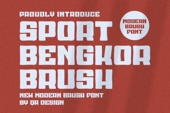 Sport Bengkor Brush: The Bold Display Font Every Designer Needs