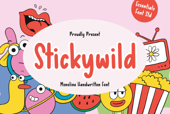Stickywild: A Fun Handwritten Font for Makers & Sellers