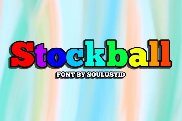 Stockball Font: Elevate Your Brand Titles with Cosmic Elegance