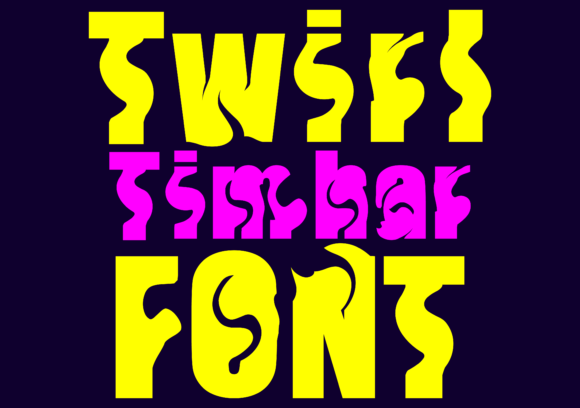 Twirl Timhar: A Whimsical Display Font Worth Downloading