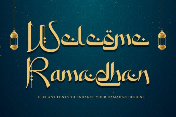 Welcome Ramadhan: An Arabic-Styled Display Typeface for Thoughtful Design
